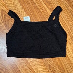 NWT American Eagle Black Cropped Top